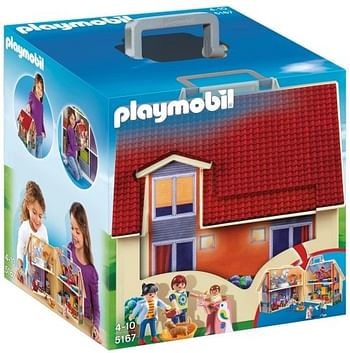 Promotions Mijn meeneem poppenhuis - Playmobil - Valide de 02/10/2017 à 26/11/2017 chez Maxi Toys