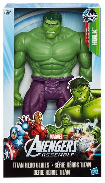 Promoties Avengers - Hulk Titan Hero figuur 30 cm - Hasbro - Geldig van 02/10/2017 tot 26/11/2017 bij Maxi Toys