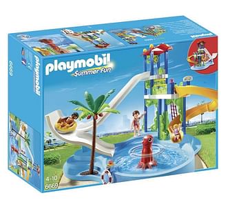 Promotions Summer Fun - Waterpretpark met glijbanen - Playmobil - Valide de 26/09/2016 à 27/11/2016 chez Maxi Toys