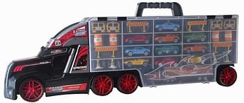 Promotions Vrachtwagen 57cm met 13 voertuigen EZ Drive - E.Z.Drive - Valide de 26/09/2016 à 27/11/2016 chez Maxi Toys