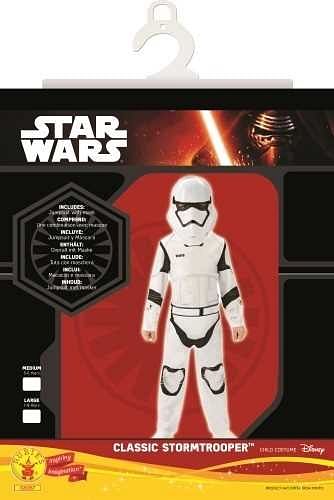 Promoties Star Wars - Verkleedpak Stormtrooper - Maat 5/6 jaar - Merkloos - Geldig van 26/09/2016 tot 27/11/2016 bij Maxi Toys