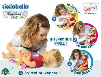 Promoties Ciocciobello miam miam popo. - Giochi Preziosi - Geldig van 26/09/2016 tot 27/11/2016 bij Maxi Toys