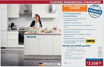 Promotions Meuble de cuisine 2m80 - Produit maison - Zelfbouwmarkt - Valide de 27/09/2016 à 24/10/2016 chez Zelfbouwmarkt