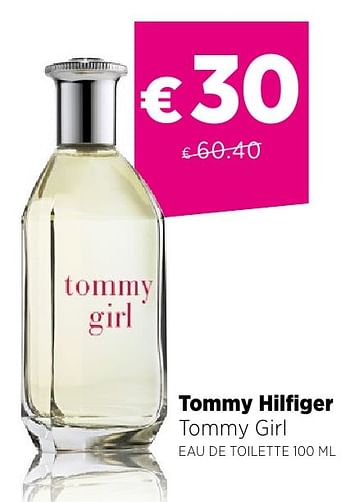 Promoties Tommy hilfiger tommy girl eau de toilette 100 ml - Tommy Hilfiger - Geldig van 25/09/2016 tot 23/10/2016 bij ICI PARIS XL