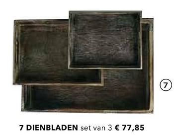 Promoties Dienbladen - Huismerk - Deba Meubelen - Geldig van 19/08/2016 tot 20/02/2017 bij Deba Meubelen