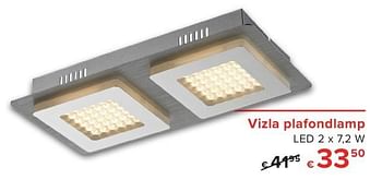 Promoties Vizla plafondlamp - Euro Light - Geldig van 01/10/2016 tot 23/10/2016 bij Euro Shop