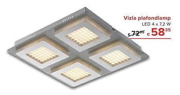 Promotions Vizla plafondlamp - Euro Light - Valide de 01/10/2016 à 23/10/2016 chez Euro Shop