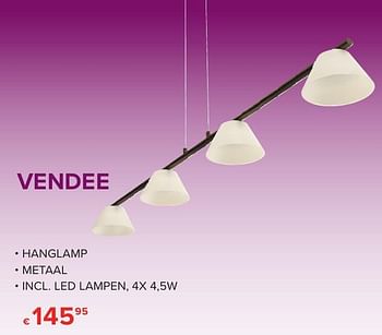 Promoties Vendee hanglamp - Philips - Geldig van 01/10/2016 tot 23/10/2016 bij Euro Shop