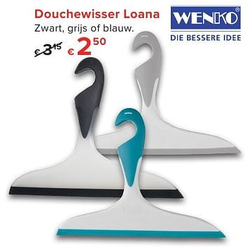 Promotions Douchewisser loana - Wenko - Valide de 01/10/2016 à 23/10/2016 chez Euro Shop