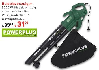 Promotions Bladblazer-zuiger - Powerplus - Valide de 01/10/2016 à 23/10/2016 chez Euro Shop