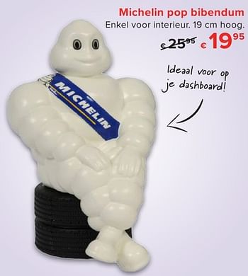 Promoties Michelin pop bibendum - Michelin - Geldig van 01/10/2016 tot 23/10/2016 bij Euro Shop