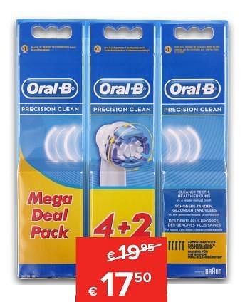 Promoties Ruim assortiment elektrische tandenborstels van oral-b! - Oral-B - Geldig van 01/10/2016 tot 23/10/2016 bij Euro Shop