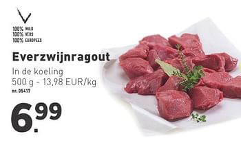 Promoties Everzwijnragout - Huismerk - Lidl - Geldig van 03/10/2016 tot 06/11/2016 bij Lidl