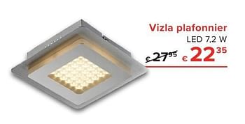 Promotions Vizla plafonnier - Euro Light - Valide de 01/10/2016 à 23/10/2016 chez Euro Shop