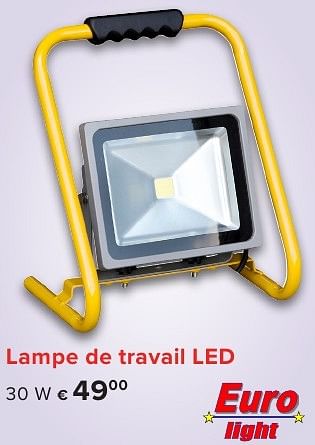 Promotions Lampe de travail led - Euro Light - Valide de 01/10/2016 à 23/10/2016 chez Euro Shop