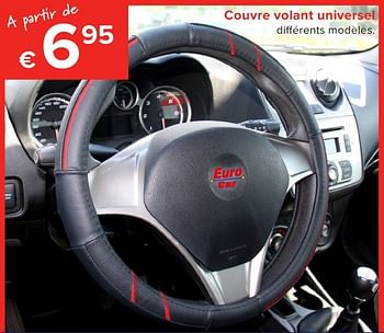 Promoties Couvre volant universel - Euro Car - Geldig van 01/10/2016 tot 23/10/2016 bij Euro Shop