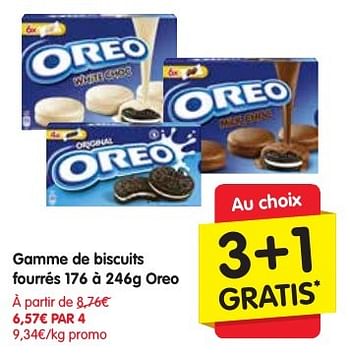 Promotions Gamme de biscuits fourrés oreo - Oreo - Valide de 29/09/2016 à 05/10/2016 chez Red Market