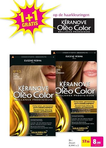 Promoties Oleo color zwart - Keranove - Geldig van 28/09/2016 tot 25/10/2016 bij DI