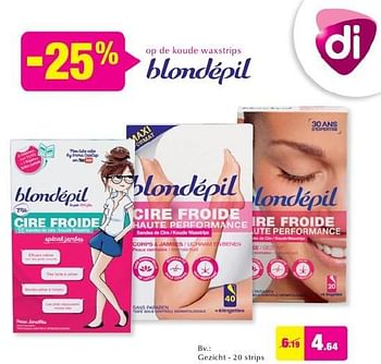 Promoties Gezicht - Blondepil - Geldig van 28/09/2016 tot 25/10/2016 bij DI
