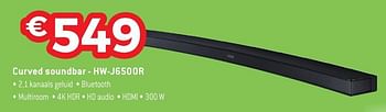 Promotions Samsung curved soundbar hw-j6500r - Samsung - Valide de 29/09/2016 à 31/10/2016 chez Exellent