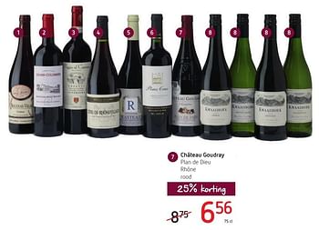 Promoties Château goudray plan de dieu rhône rood - Rode wijnen - Geldig van 06/10/2016 tot 19/10/2016 bij Eurospar (Colruytgroup)