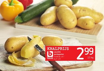 Promoties Laurette aardappelen - Boni - Geldig van 06/10/2016 tot 19/10/2016 bij Eurospar (Colruytgroup)