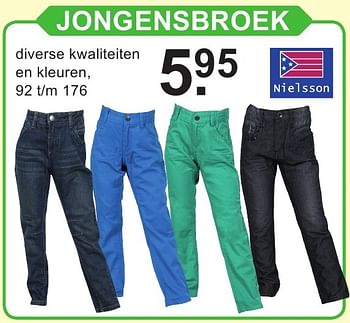 Promotions Jongensbroek - Nielsson - Valide de 10/10/2016 à 30/10/2016 chez Van Cranenbroek