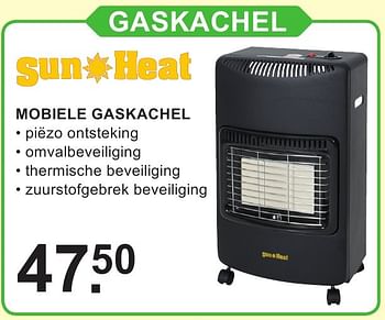 Promotions Gaskachel - Sun Heat - Valide de 10/10/2016 à 30/10/2016 chez Van Cranenbroek