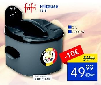 Promoties Frifri friteuse 1618 - FriFri - Geldig van 01/10/2016 tot 31/10/2016 bij Eldi