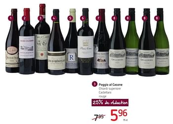 Promotions Poggio al casone chianti superiore castellani rouge - Vins rouges - Valide de 06/10/2016 à 19/10/2016 chez Eurospar (Colruytgroup)