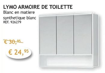 Promotions Lymo armoire de toilette - Produit Maison - Crea Home - Valide de 03/10/2016 à 31/10/2016 chez Crea Home