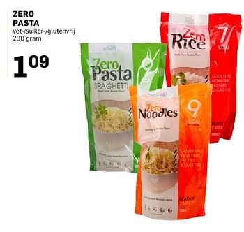 Promotions Zero pasta - ZeroPasta - Valide de 27/09/2016 à 31/10/2016 chez Action