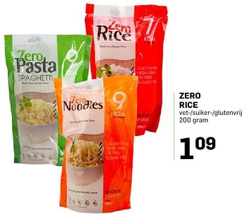 Promotions Zero rice - ZeroPasta - Valide de 27/09/2016 à 31/10/2016 chez Action