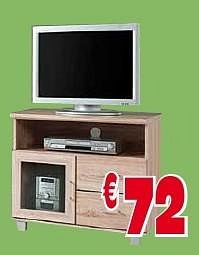 Promoties Tv meubel - Huismerk - Budgetmeubelen - Geldig van 01/10/2016 tot 31/10/2016 bij Budget Meubelen