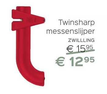 Promoties Zwillling twinsharp messenslijper - Zwilling J.A Henckels - Geldig van 08/10/2016 tot 12/11/2016 bij ShopWillems