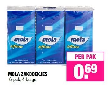Promoties Mola zakdoekjes - Mola - Geldig van 10/10/2016 tot 23/10/2016 bij Big Bazar