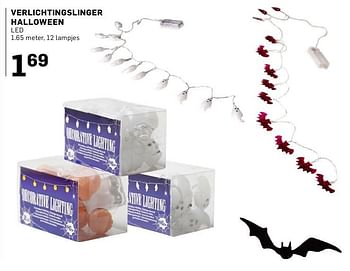 Promoties Verlichtingslinger halloween - Huismerk - Action - Geldig van 06/10/2016 tot 30/10/2016 bij Action