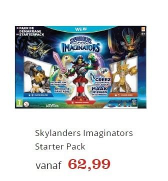 Promoties Skylanders imaginators starter pack - Activision - Geldig van 07/10/2016 tot 03/11/2016 bij Bol.com