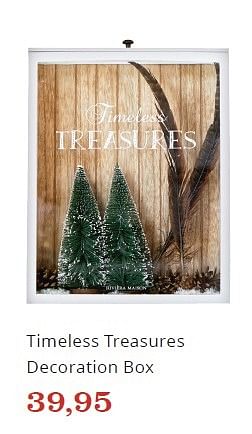Promotions Timeless treasures decoration box - Riviera Maison - Valide de 07/10/2016 à 03/11/2016 chez Bol.com