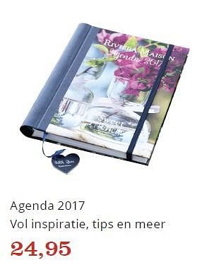 Promoties Agenda 2017 vol inspiratie, tips en meer - Huismerk - Bol.com - Geldig van 07/10/2016 tot 03/11/2016 bij Bol.com