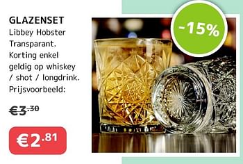 Promoties Glazenset - Huismerk - Cevo - Geldig van 06/10/2016 tot 19/10/2016 bij Cevo Market