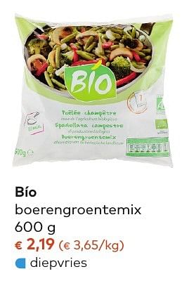 Promoties Bío boerengroentemix - Huismerk - Bioplanet - Geldig van 05/10/2016 tot 01/11/2016 bij Bioplanet