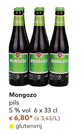Promotions Mongozo pils - Mongozo - Valide de 05/10/2016 à 01/11/2016 chez Bioplanet