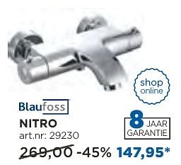 Promoties Blaufoss nitro - Blaufoss - Geldig van 04/10/2016 tot 29/10/2016 bij X2O