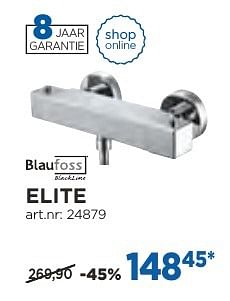 Promoties Elite thermostatische douchekranen - Blaufoss - Geldig van 04/10/2016 tot 29/10/2016 bij X2O