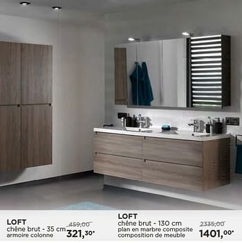 Promoties Loft meubles salle de bains - Storke - Geldig van 04/10/2016 tot 29/10/2016 bij X2O