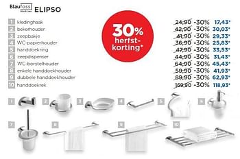 Promoties Elipso - Blaufoss - Geldig van 04/10/2016 tot 29/10/2016 bij X2O