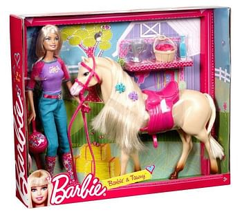 Promoties Barbie en haar paard Tawny - Barbie - Geldig van 21/10/2017 tot 10/12/2017 bij ToyChamp