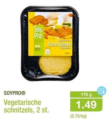 Promoties Vegetarische schnitzels - Soypro - Geldig van 12/10/2016 tot 19/10/2016 bij Aldi