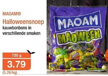 Promoties Halloweensnoep - Maoam - Geldig van 12/10/2016 tot 19/10/2016 bij Aldi